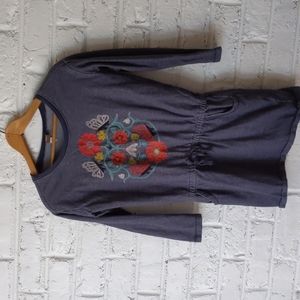 Tea Collection Embroidered Drop Waist dress